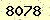 請輸入此驗證碼 : 8078