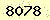 請輸入此驗證碼 : 8078