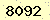請輸入此驗證碼 : 8092