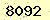 請輸入此驗證碼 : 8092