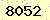 請輸入此驗證碼 : 8052
