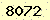 請輸入此驗證碼 : 8072