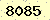 請輸入此驗證碼 : 8085