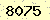 請輸入此驗證碼 : 8075