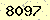 請輸入此驗證碼 : 8097