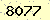 請輸入此驗證碼 : 8077