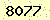 請輸入此驗證碼 : 8077