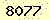 請輸入此驗證碼 : 8077