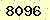 請輸入此驗證碼 : 8096