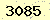 請輸入此驗證碼 : 3085