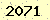 請輸入此驗證碼 : 2071