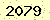 請輸入此驗證碼 : 2079