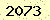 請輸入此驗證碼 : 2073