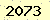 請輸入此驗證碼 : 2073