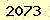 請輸入此驗證碼 : 2073