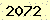 請輸入此驗證碼 : 2072