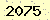 請輸入此驗證碼 : 2075