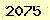 請輸入此驗證碼 : 2075