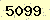 請輸入此驗證碼 : 5099