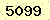 請輸入此驗證碼 : 5099