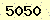 請輸入此驗證碼 : 5050