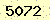 請輸入此驗證碼 : 5072
