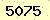 請輸入此驗證碼 : 5075