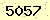 請輸入此驗證碼 : 5057