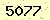 請輸入此驗證碼 : 5077