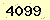 請輸入此驗證碼 : 4099