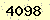 請輸入此驗證碼 : 4098