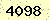 請輸入此驗證碼 : 4098