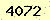 請輸入此驗證碼 : 4072