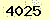 請輸入此驗證碼 : 4025