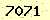 請輸入此驗證碼 : 7071
