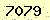 請輸入此驗證碼 : 7079