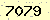 請輸入此驗證碼 : 7079