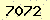 請輸入此驗證碼 : 7072