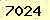 請輸入此驗證碼 : 7024