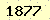 請輸入此驗證碼 : 1877