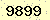 請輸入此驗證碼 : 9899
