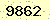請輸入此驗證碼 : 9862