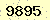 請輸入此驗證碼 : 9895