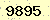 請輸入此驗證碼 : 9895