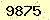 請輸入此驗證碼 : 9875