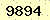 請輸入此驗證碼 : 9894