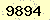 請輸入此驗證碼 : 9894