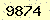 請輸入此驗證碼 : 9874