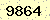 請輸入此驗證碼 : 9864