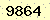 請輸入此驗證碼 : 9864